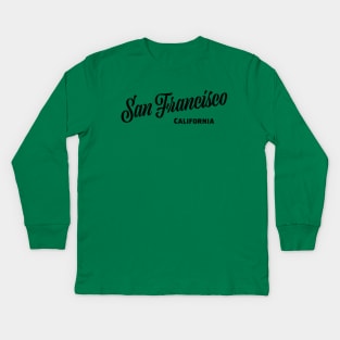 San Francisco California Kids Long Sleeve T-Shirt